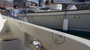 Bullet hole B