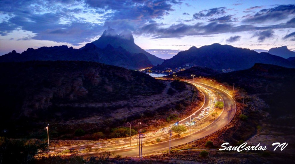 Traffic in San Carlos on Thursday